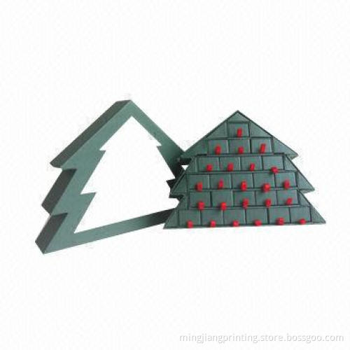 Christmas Tree Gift Box with 24 Small Drawers